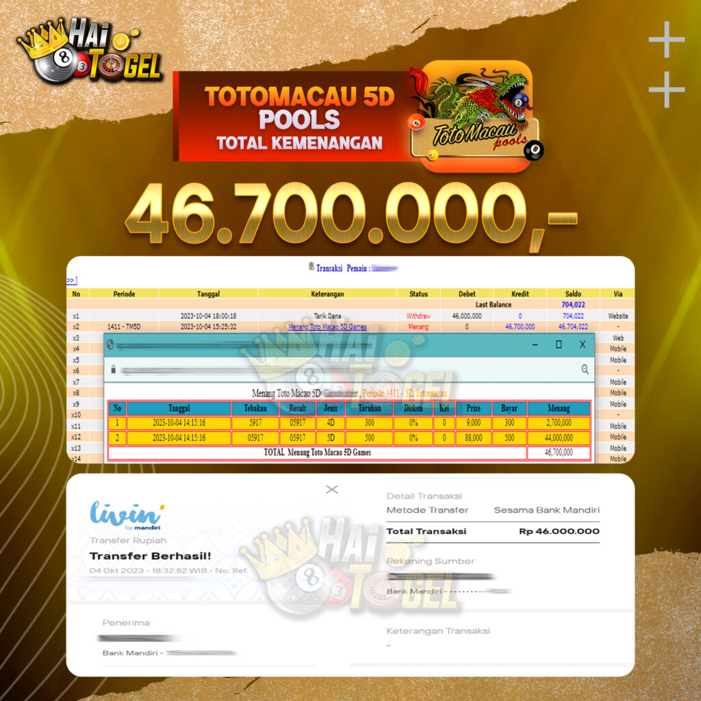 BUKTI JACKPOT HAITOGEL TOGEL