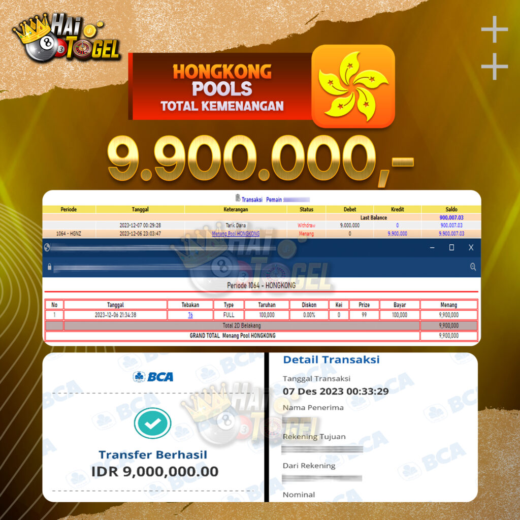 BUKTI JACKPOT HAITOGEL TOGEL