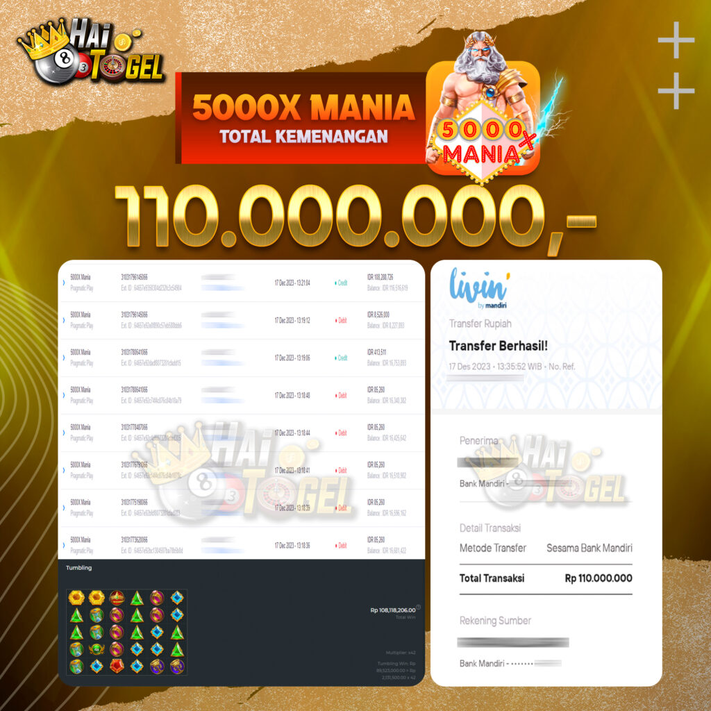 BUKTI JACKPOT HAITOGEL SLOT