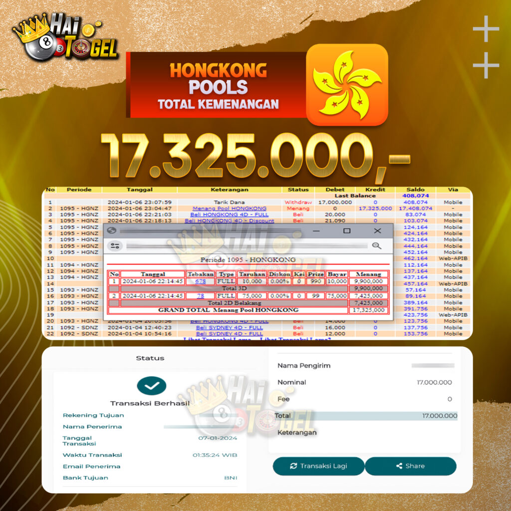 BUKTI JACKPOT HAITOGEL TOGEL