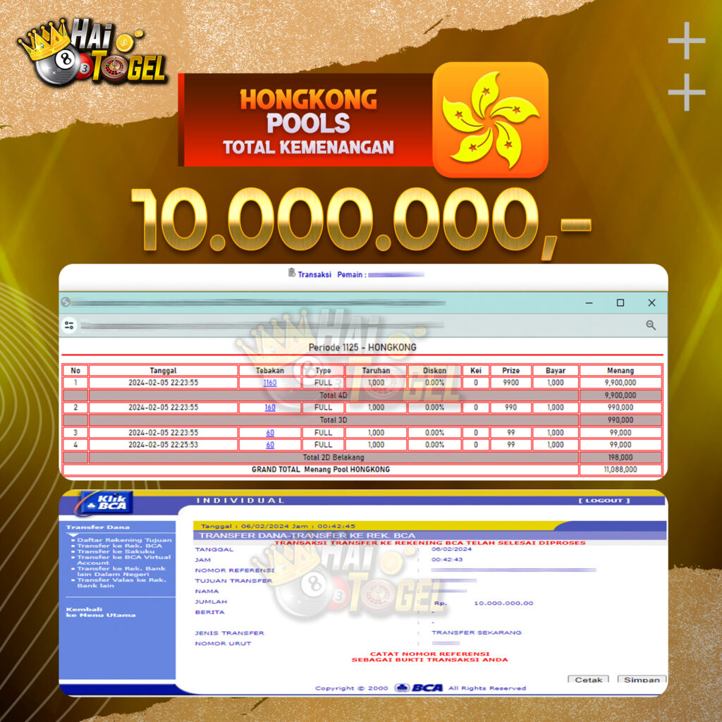 BUKTI JACKPOT HAITOGEL TOGEL