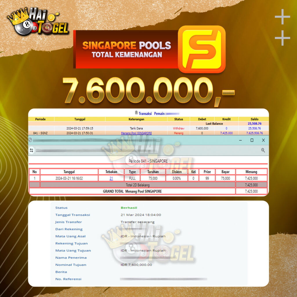 BUKTI JACKPOT HAITOGEL TOGEL