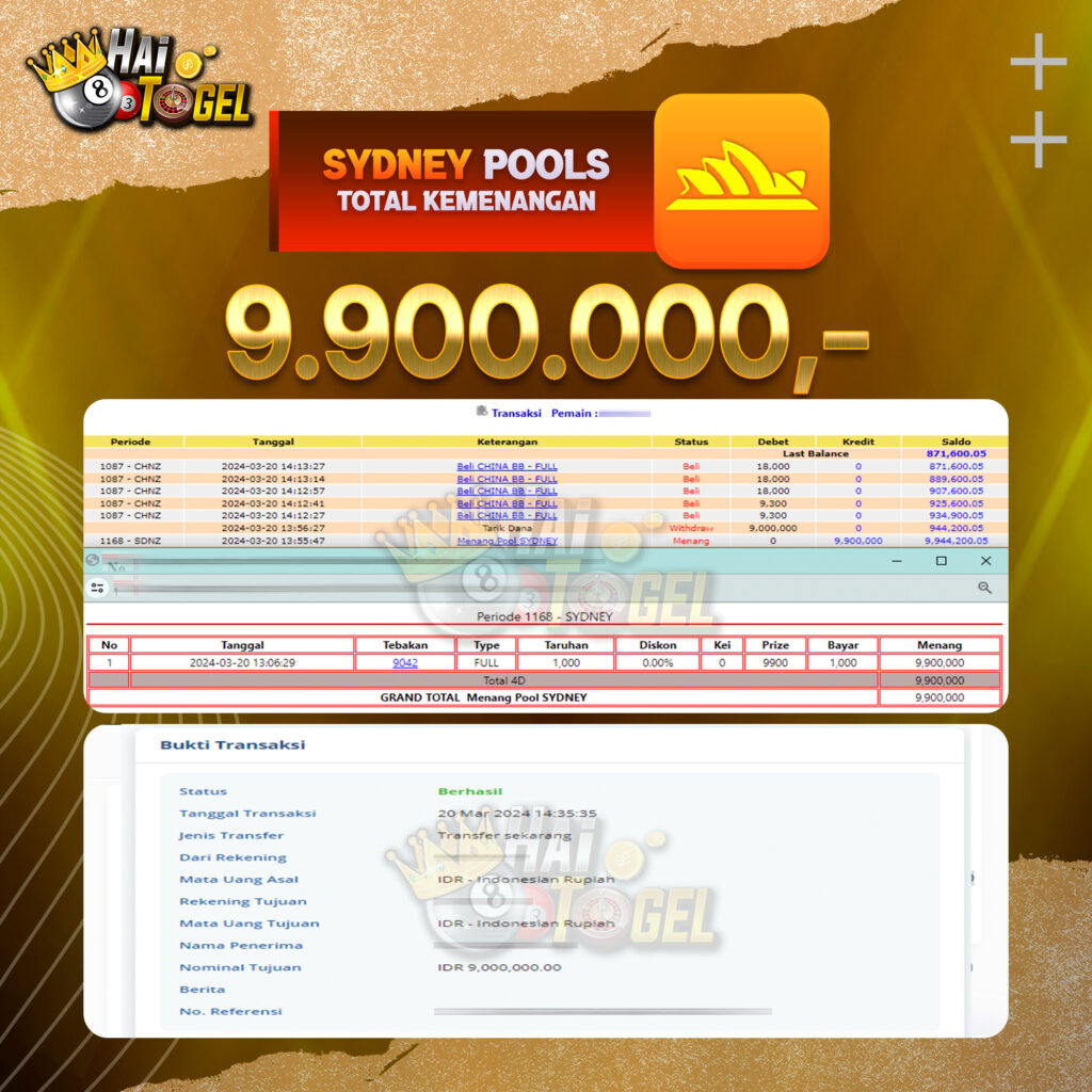 BUKTI JACKPOT HAITOGEL TOGEL