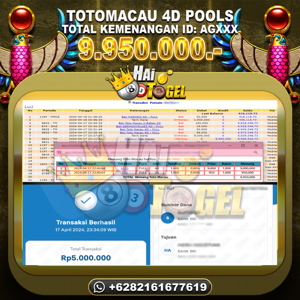 BUKTI JACKPOT HAITOGEL TOGEL