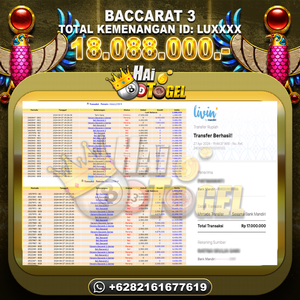 BUKTI JACKPOT HAITOGEL CASINO