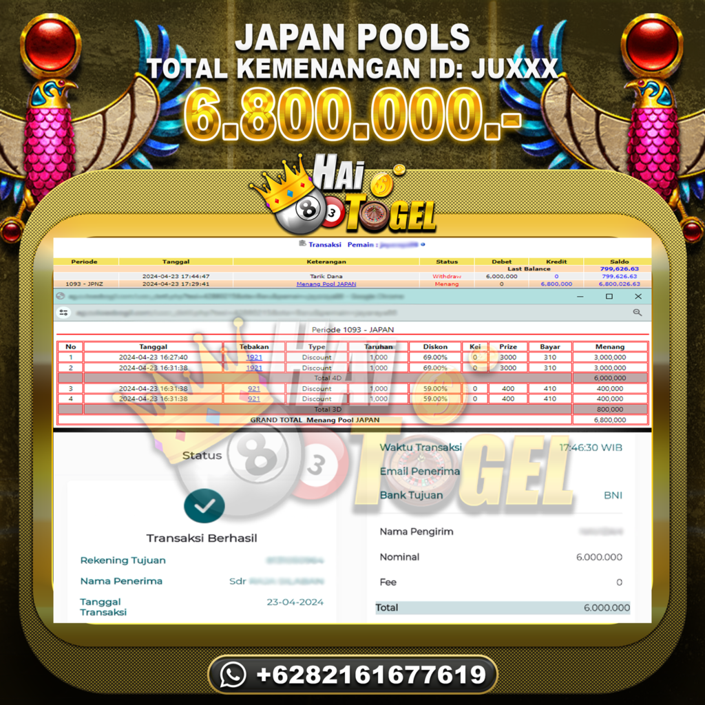 BUKTI JACKPOT HAITOGEL TOGEL