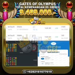 Read more about the article BUKTI KEMENANGAN SLOT HAITOGEL GATES OF OLYMPUS RP. 9.469.000