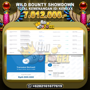 Read more about the article BUKTI JP SLOT HAITOGEL WILD BOUNTY SHOWDOWN RP. 7.012.000