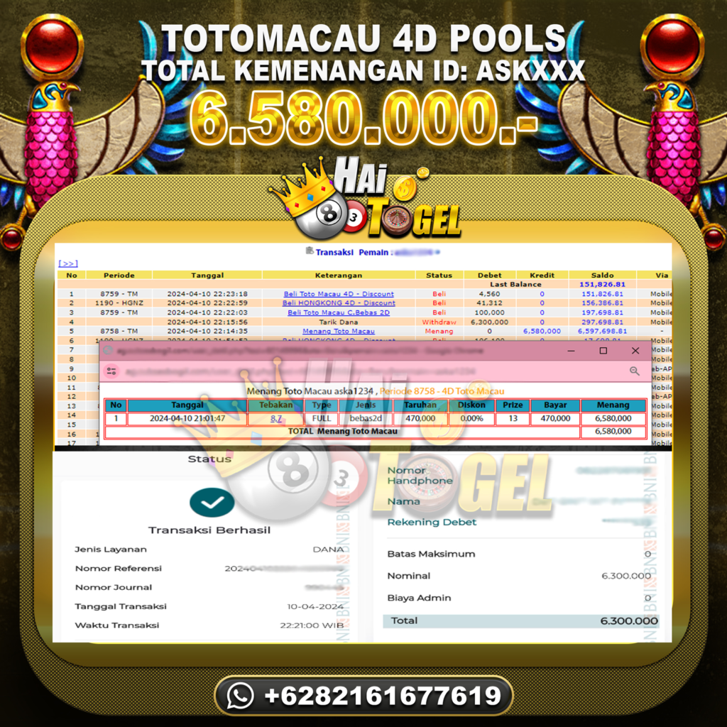 BUKTI JACKPOT HAITOGEL TOGEL