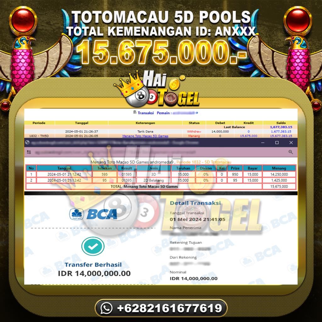 BUKTI JACKPOT HAITOGEL TOGEL