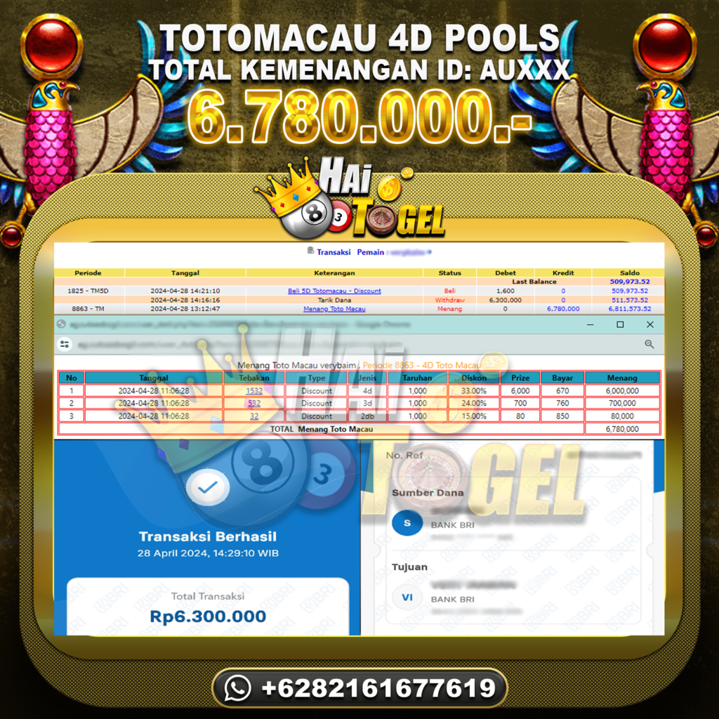 BUKTI JACKPOT HAITOGEL TOGEL