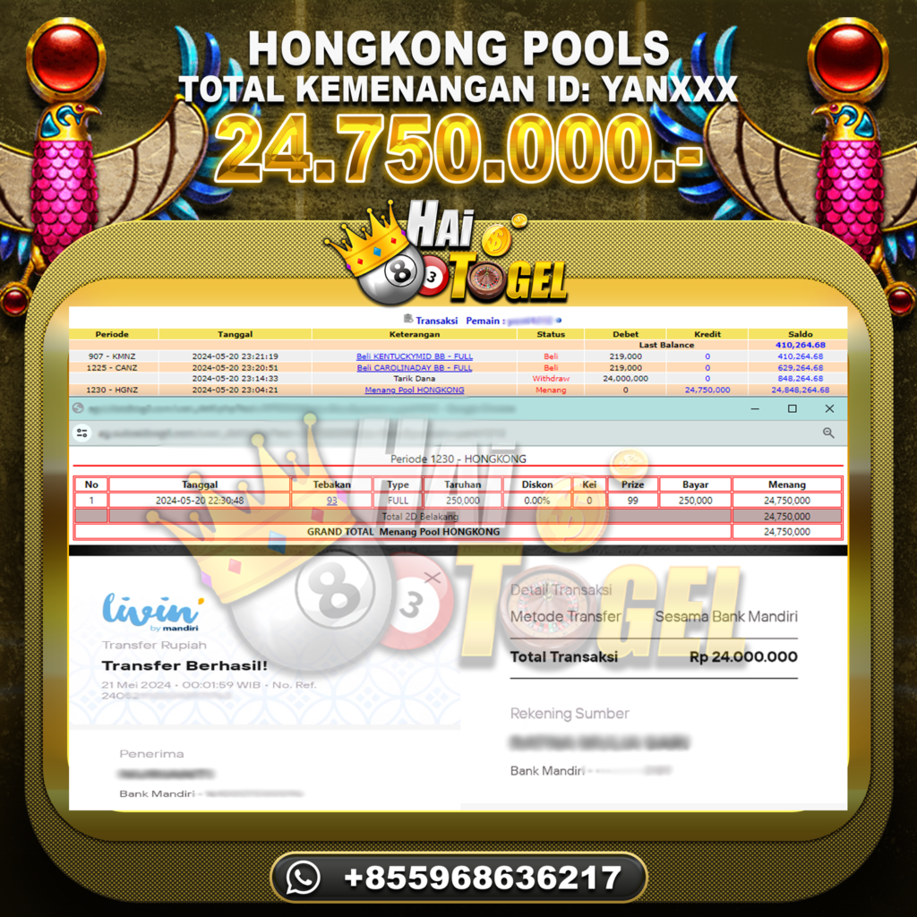 BUKTI JACKPOT HAITOGEL TOGEL