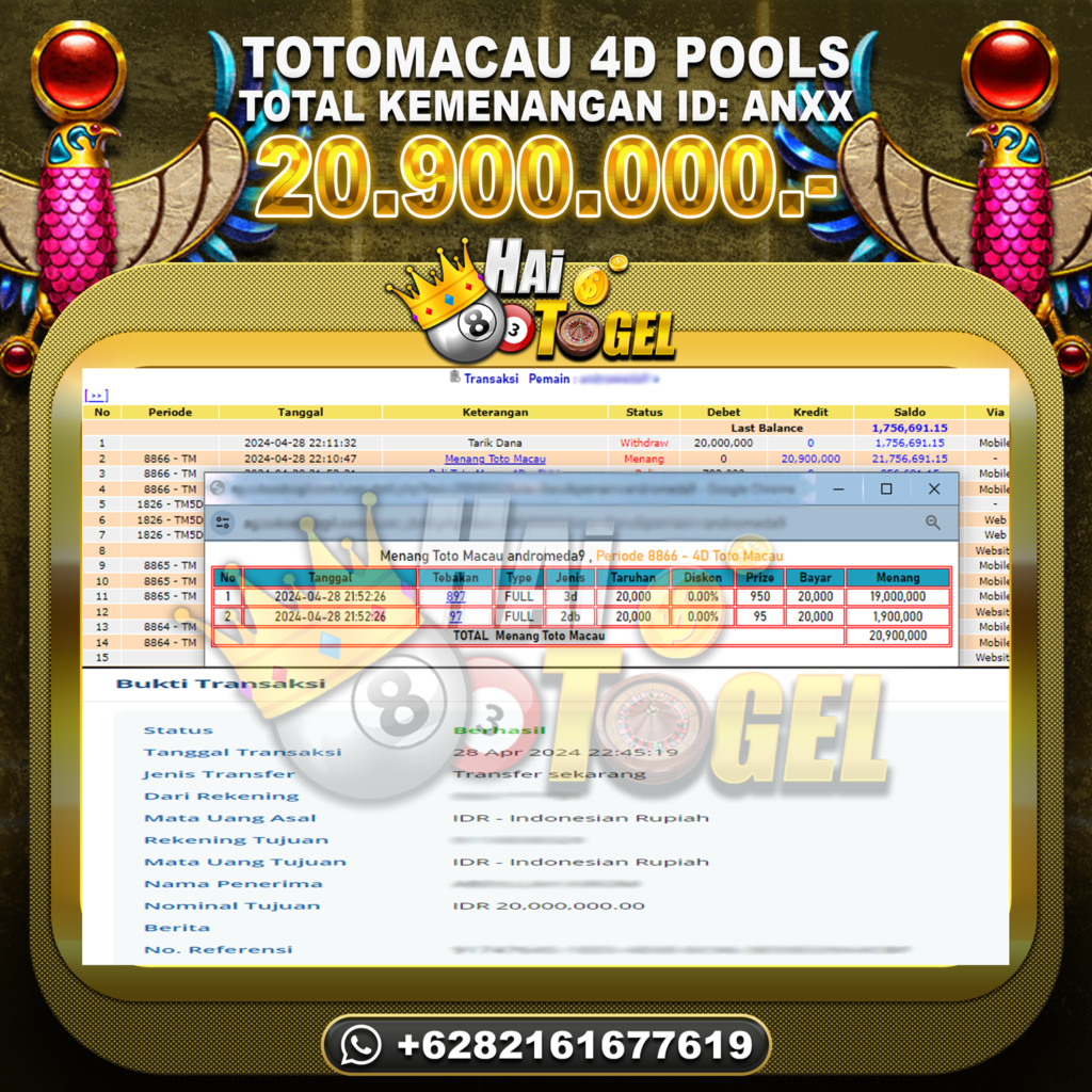 BUKTI JACKPOT HAITOGEL TOGEL