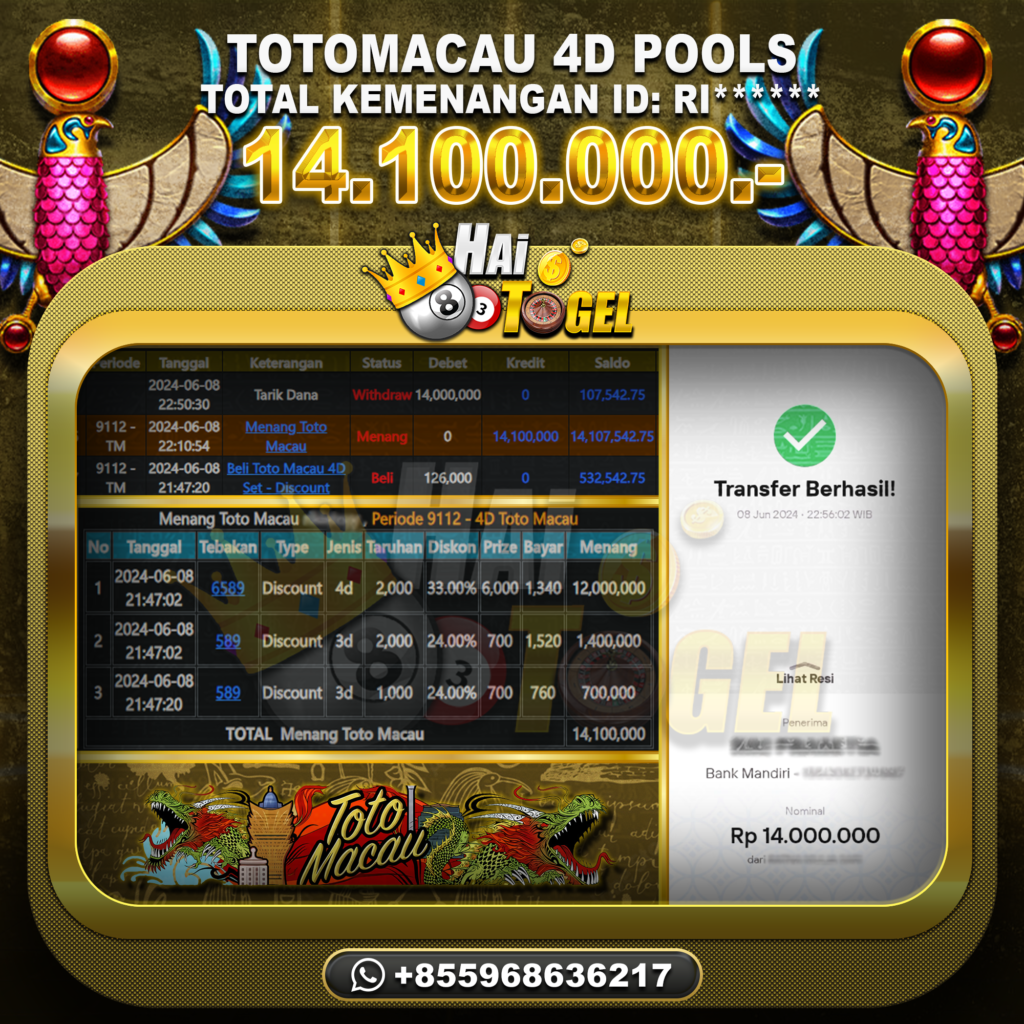 BUKTI JACKPOT HAITOGEL TOGEL