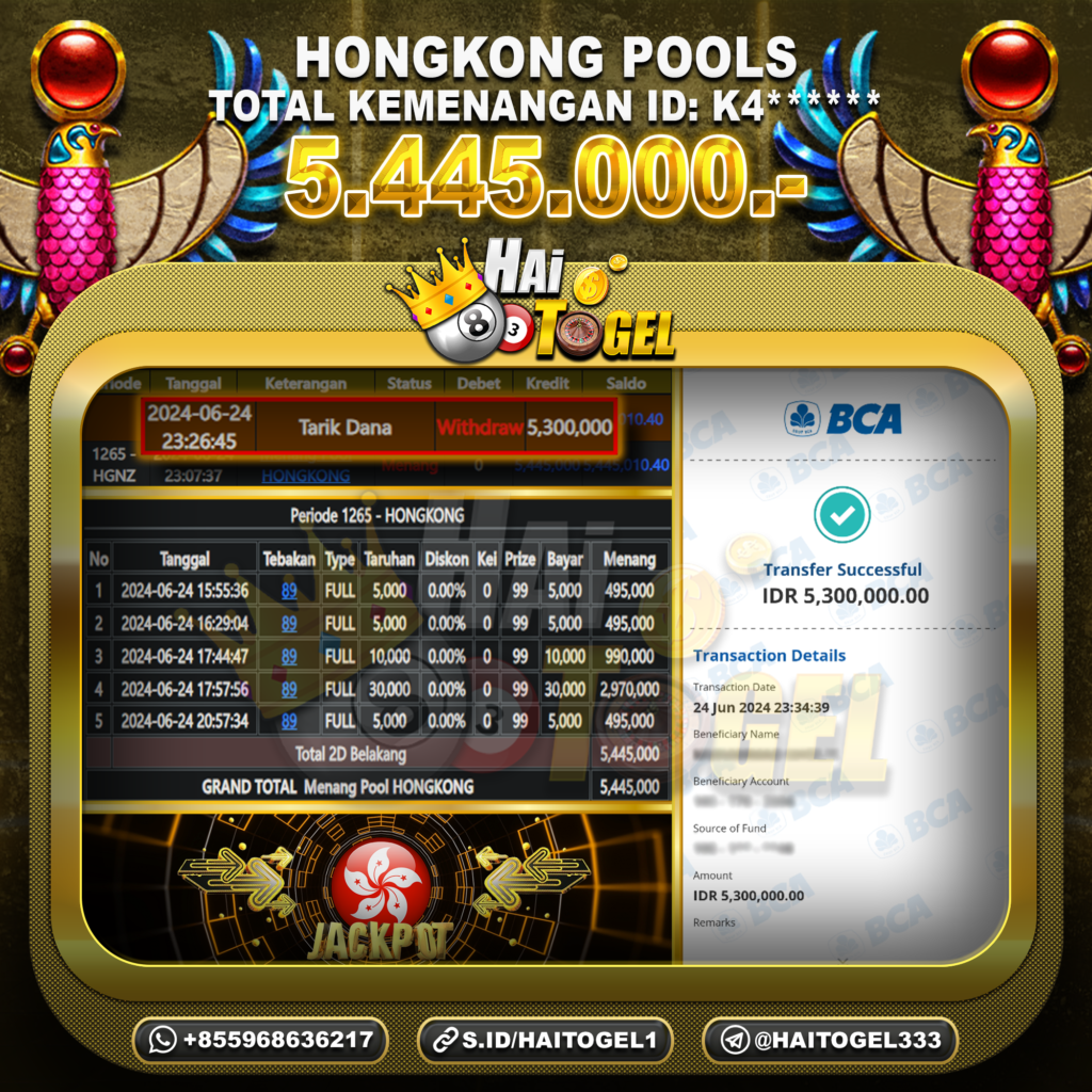 BUKTI JACKPOT HAITOGEL TOGEL