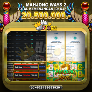 Read more about the article BUKTI JP SLOT HAITOGEL MAHJONG WAYS 2 RP. 20.500.000