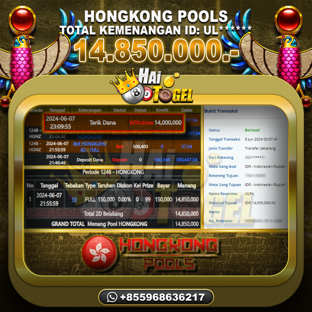 BUKTI JACKPOT HAITOGEL TOGEL