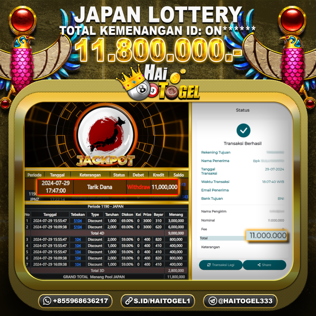 BUKTI JACKPOT HAITOGEL TOGEL