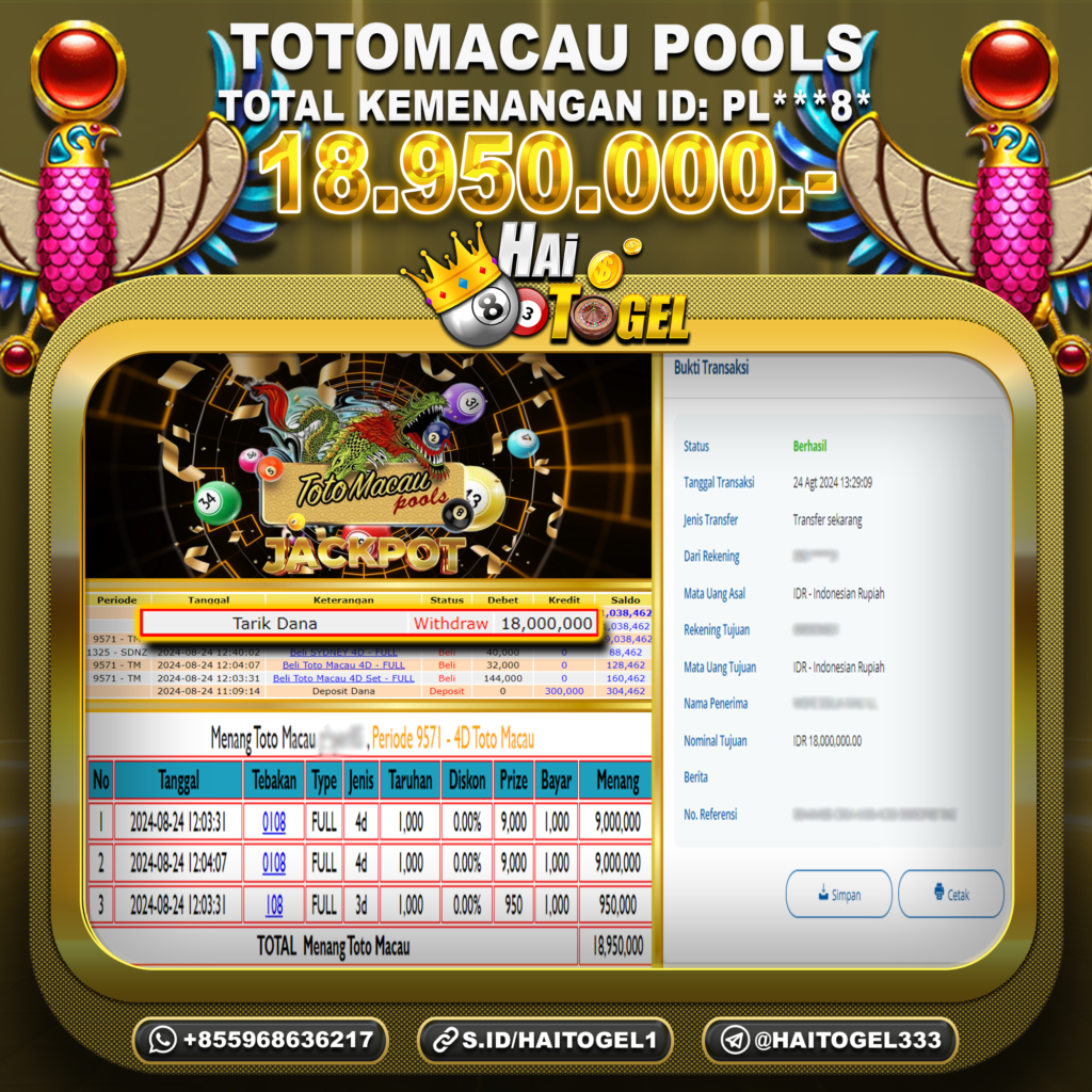 BUKTI JACKPOT HAITOGEL TOGEL