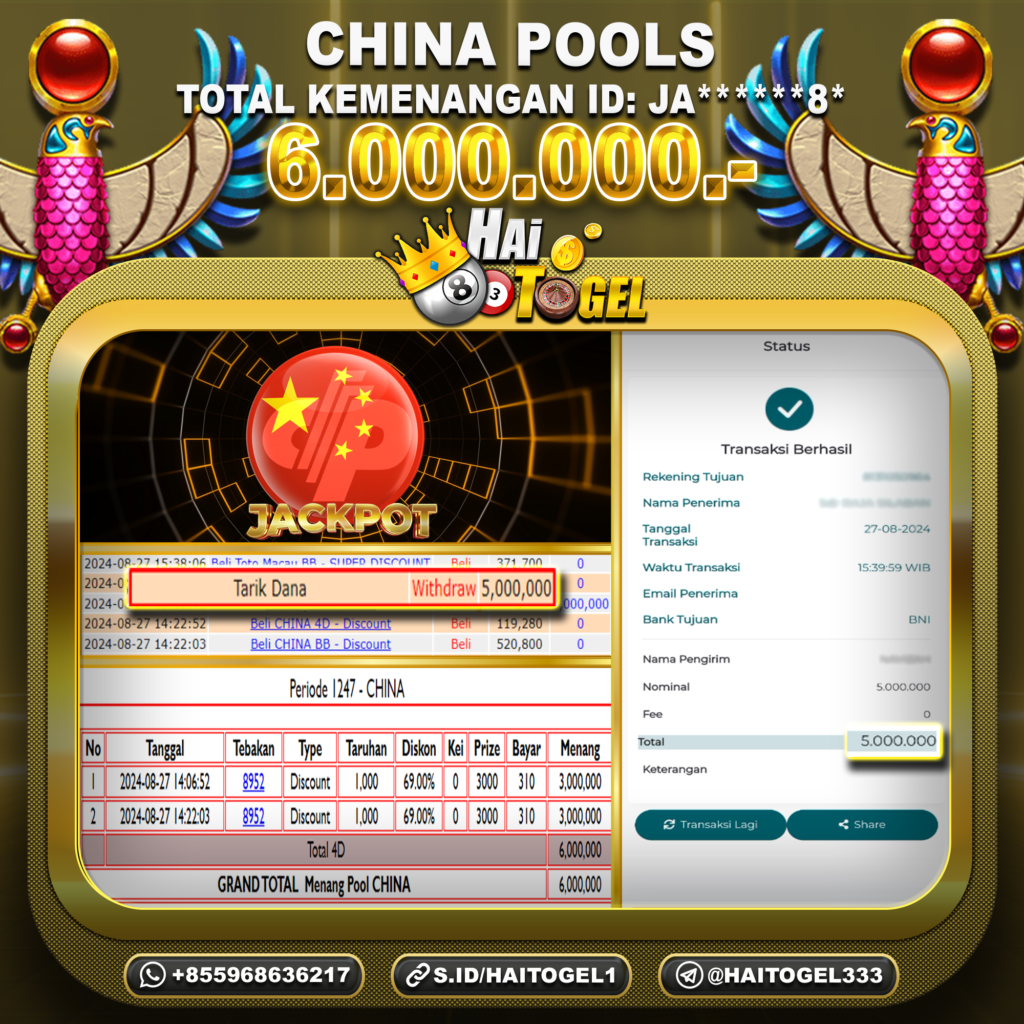 BUKTI JACKPOT HAITOGEL TOGEL