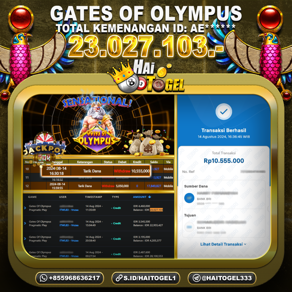 BUKTI JACKPOT HAITOGEL SLOT