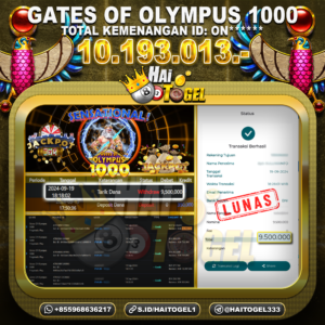 Read more about the article BUKTI JP SLOT PEMBAYARAN GATES OF OLYMPUS 1000 RP. 10.193.013