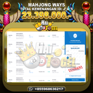 Read more about the article GACOR SLOT PEMBAYARAN HAITOGEL MAHJONG WAYS RP. 23.398.000