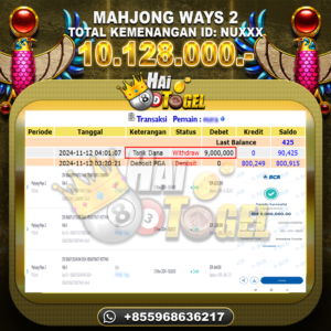 Read more about the article BUKTI GACOR SLOT HAITOGEL MAHJONG WAYS 2 RP. 10.128.000