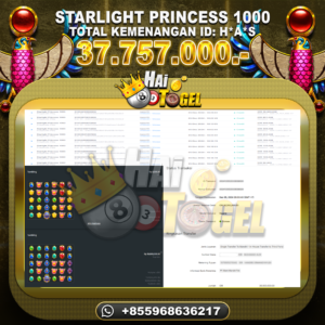 Read more about the article SLOT JP KEMENANGAN HAITOGEL : STARLIGHT PRINCESS 1000 RP. 37.757.000