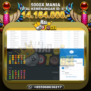 Read more about the article JACKPOT SLOT BUKTI HAITOGEL : SLOT 5000X MANIA RP. 14.164.000