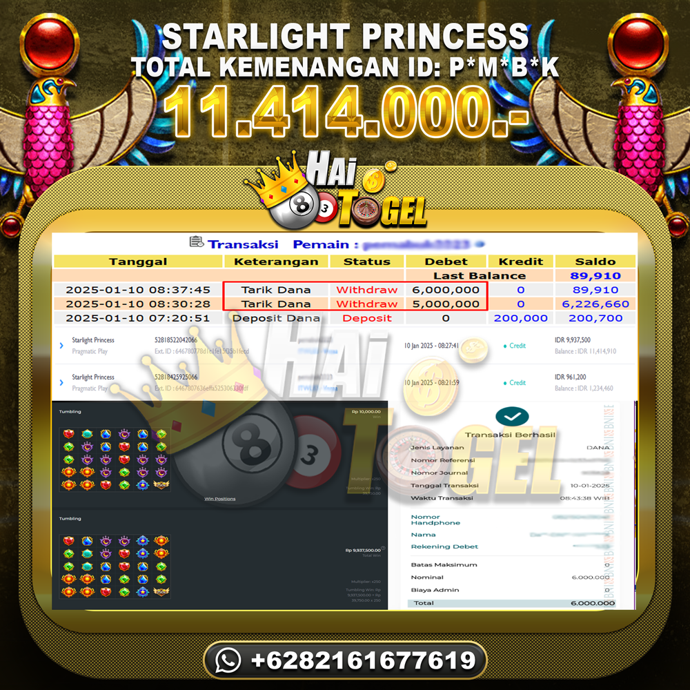 You are currently viewing JP HAITOGEL KEMENANGAN SLOT : STARLIGHT PRINCESS RP. 11.414.000